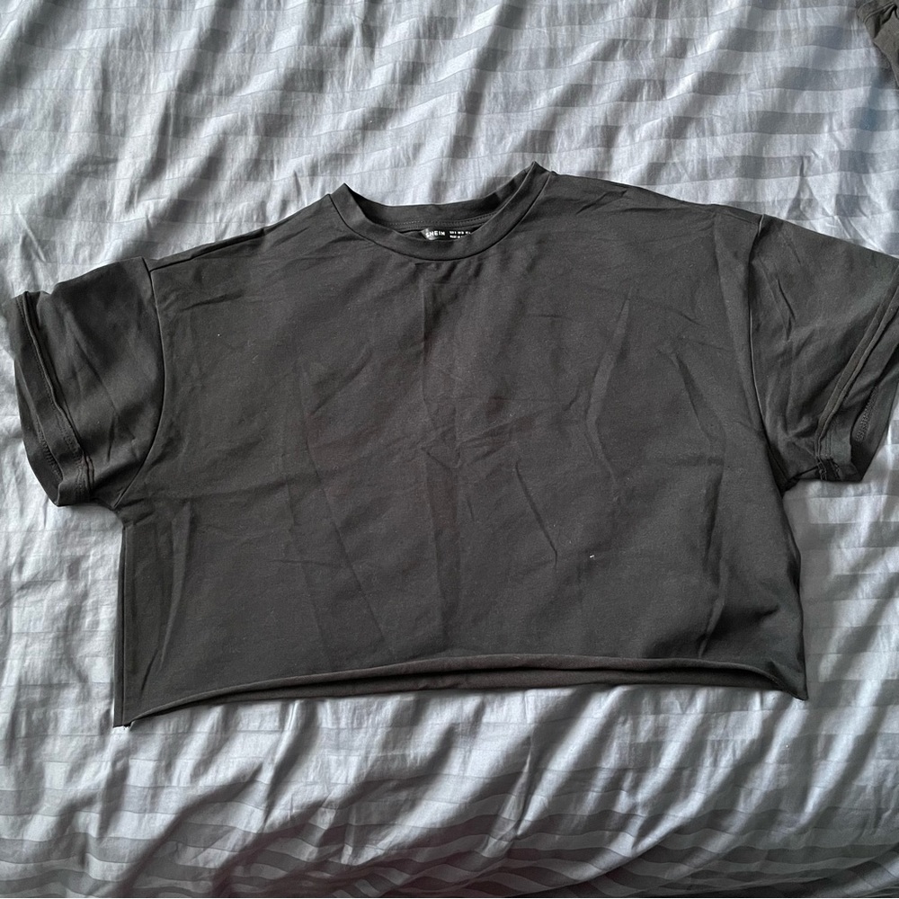 SHEIN Black Crop Top